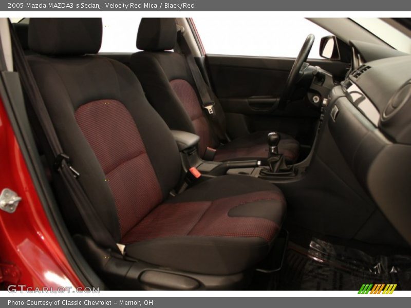 Velocity Red Mica / Black/Red 2005 Mazda MAZDA3 s Sedan