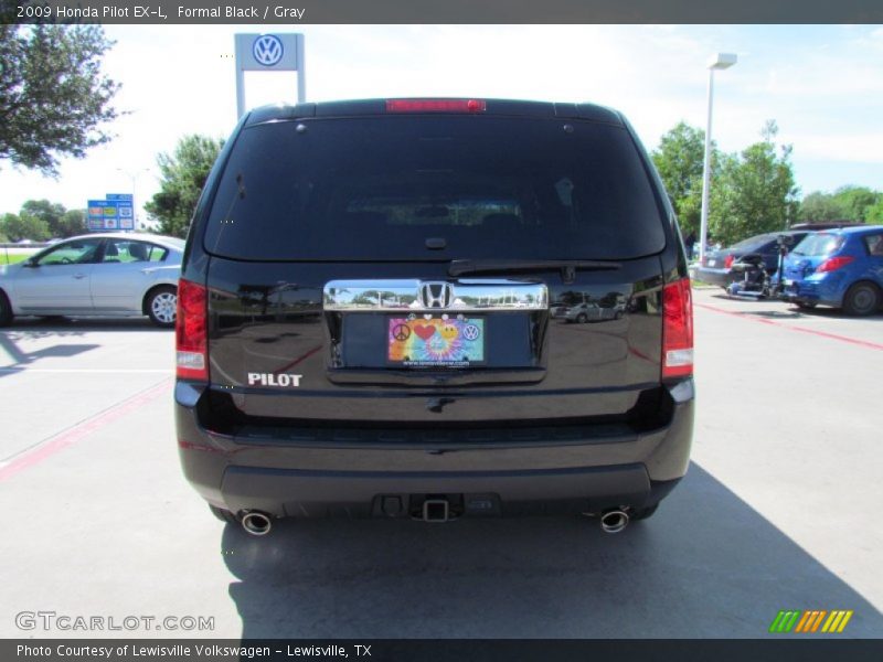 Formal Black / Gray 2009 Honda Pilot EX-L