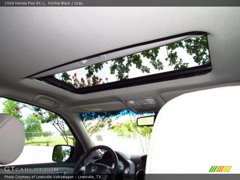 Formal Black / Gray 2009 Honda Pilot EX-L