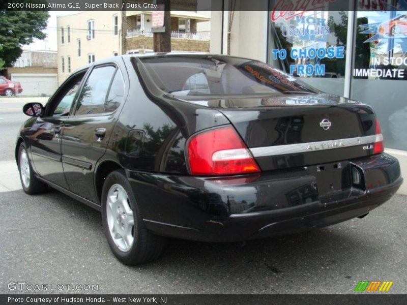 Super Black / Dusk Gray 2000 Nissan Altima GLE