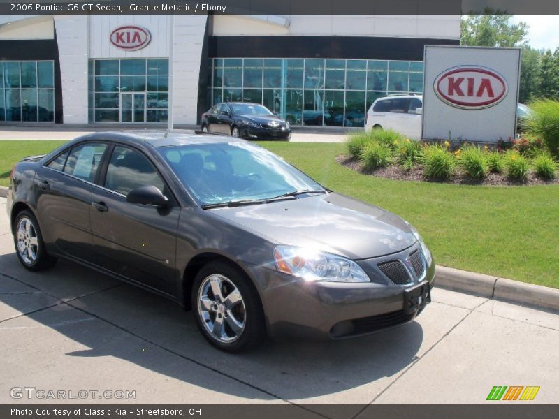 Granite Metallic / Ebony 2006 Pontiac G6 GT Sedan