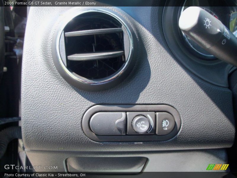 Granite Metallic / Ebony 2006 Pontiac G6 GT Sedan