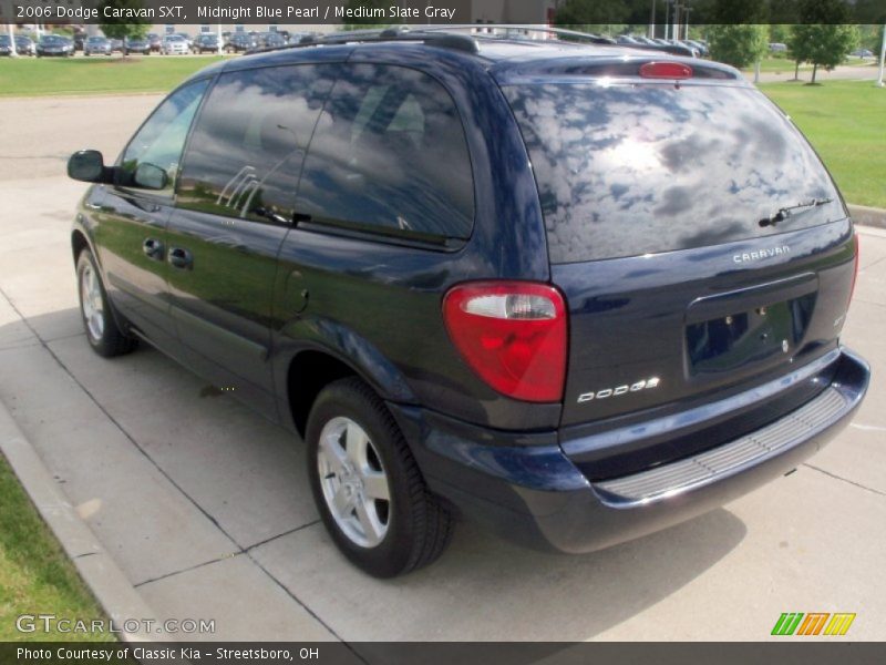 Midnight Blue Pearl / Medium Slate Gray 2006 Dodge Caravan SXT