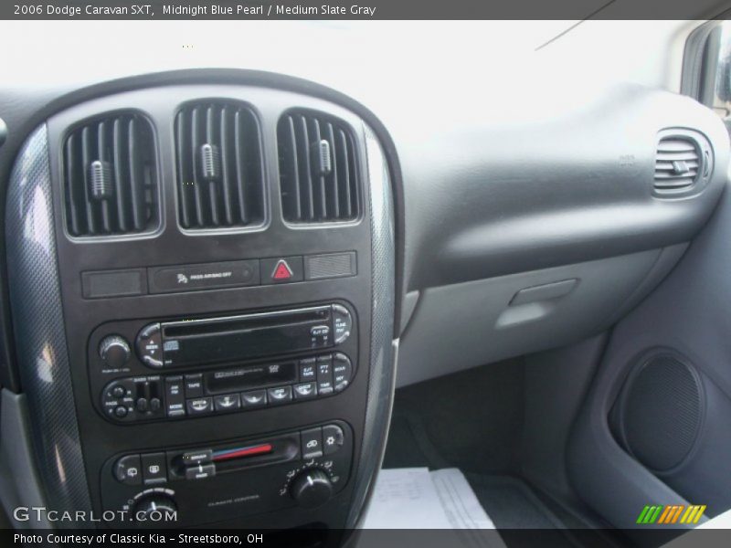 Midnight Blue Pearl / Medium Slate Gray 2006 Dodge Caravan SXT