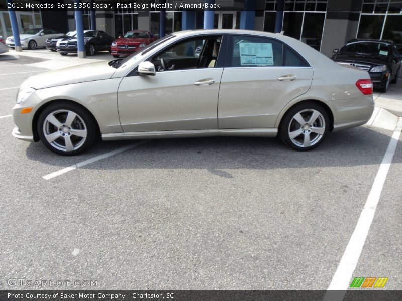 Pearl Beige Metallic / Almond/Black 2011 Mercedes-Benz E 350 Sedan