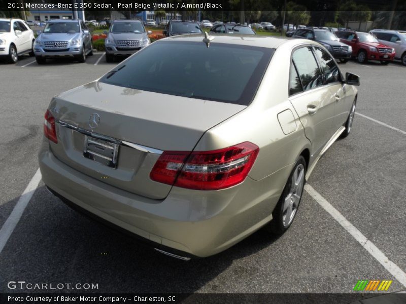 Pearl Beige Metallic / Almond/Black 2011 Mercedes-Benz E 350 Sedan