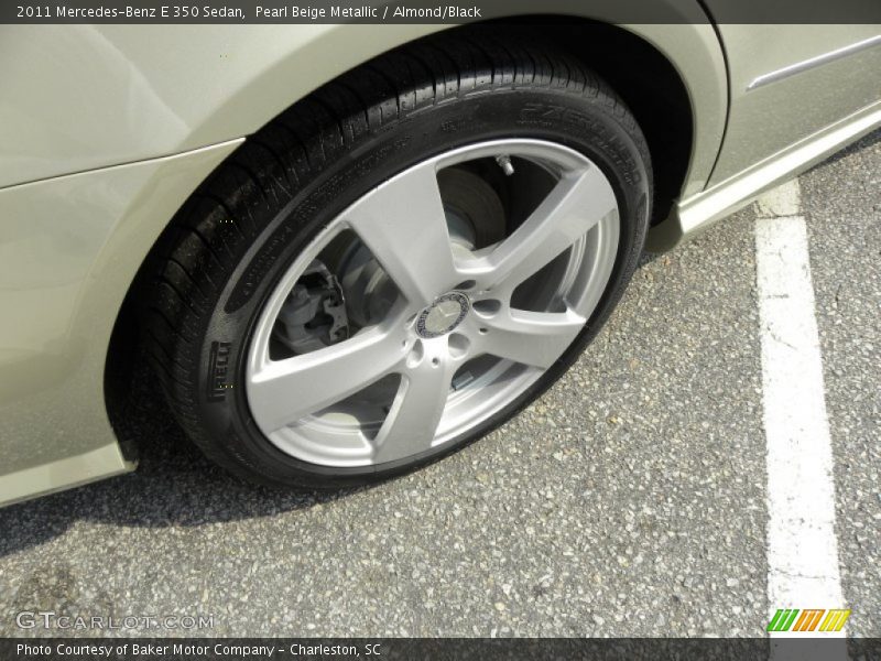 Pearl Beige Metallic / Almond/Black 2011 Mercedes-Benz E 350 Sedan