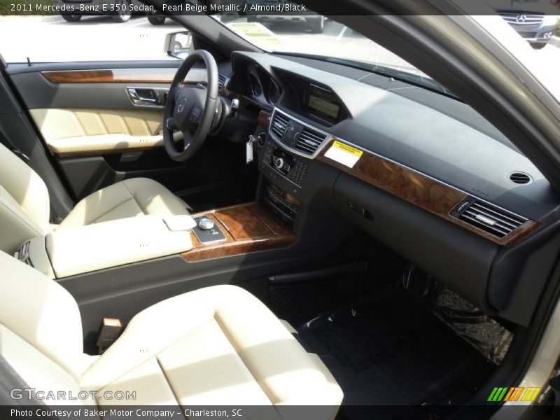 Pearl Beige Metallic / Almond/Black 2011 Mercedes-Benz E 350 Sedan