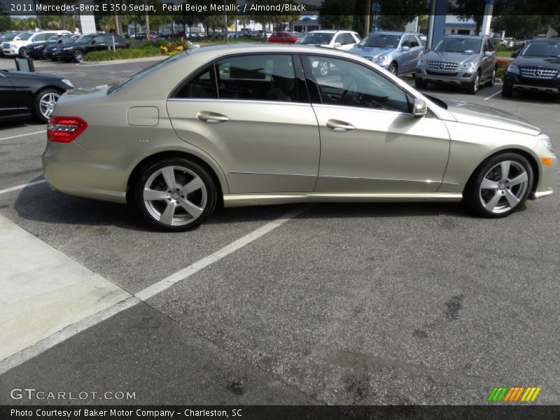 Pearl Beige Metallic / Almond/Black 2011 Mercedes-Benz E 350 Sedan