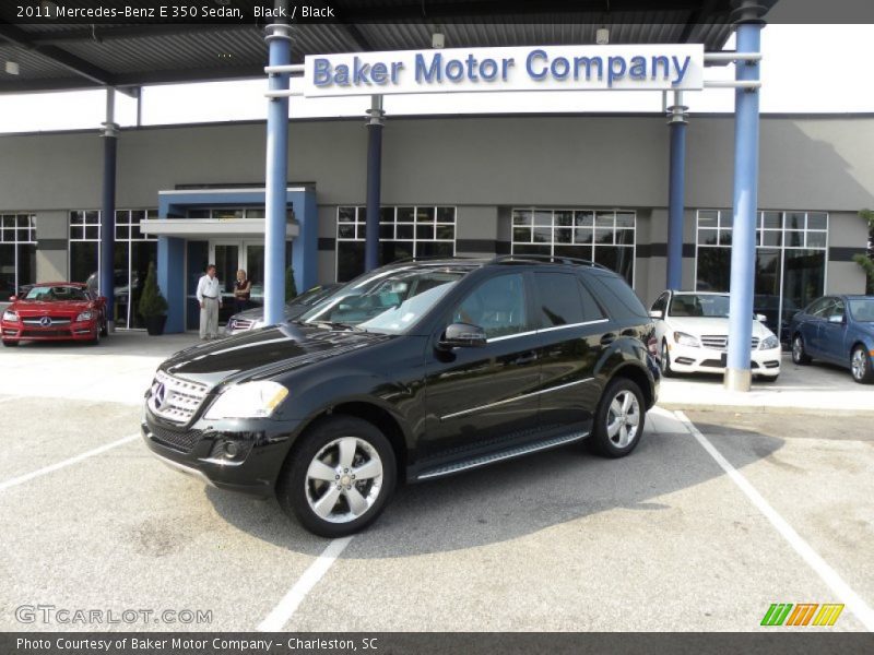 Black / Black 2011 Mercedes-Benz E 350 Sedan