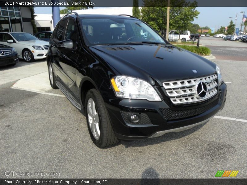 Black / Black 2011 Mercedes-Benz E 350 Sedan