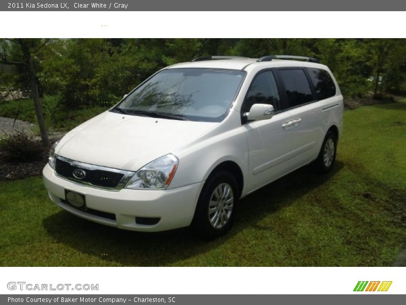 Clear White / Gray 2011 Kia Sedona LX