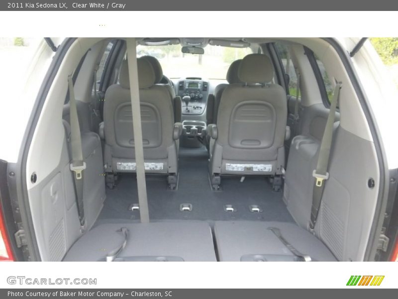 Clear White / Gray 2011 Kia Sedona LX