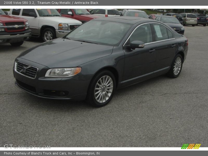 Titanium Gray Metallic / Anthracite Black 2008 Volvo S80 3.2