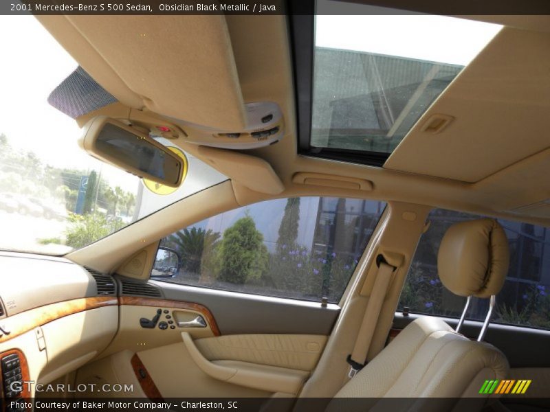 Obsidian Black Metallic / Java 2001 Mercedes-Benz S 500 Sedan