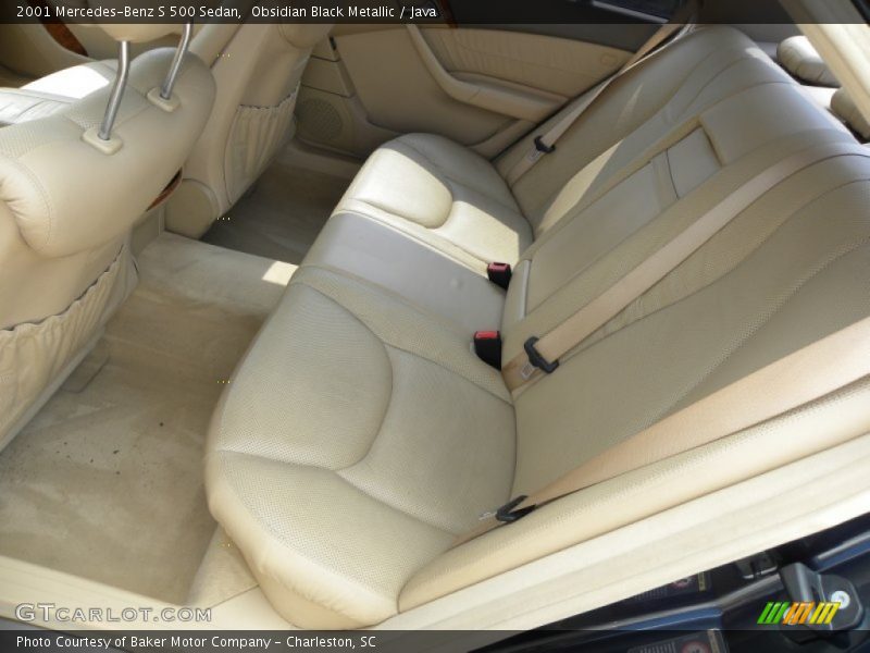 Obsidian Black Metallic / Java 2001 Mercedes-Benz S 500 Sedan