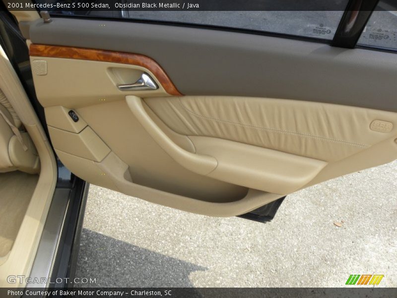 Obsidian Black Metallic / Java 2001 Mercedes-Benz S 500 Sedan