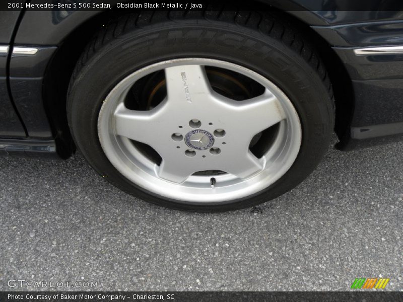 Obsidian Black Metallic / Java 2001 Mercedes-Benz S 500 Sedan