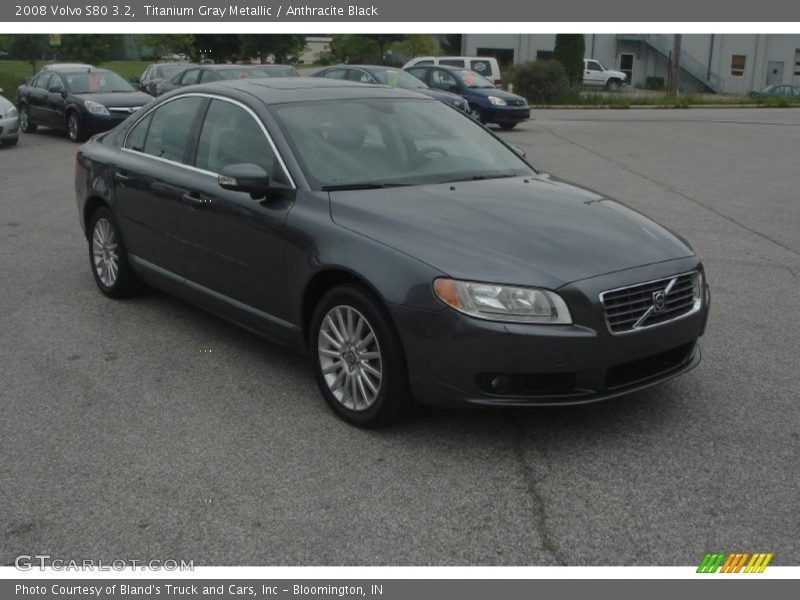 Titanium Gray Metallic / Anthracite Black 2008 Volvo S80 3.2