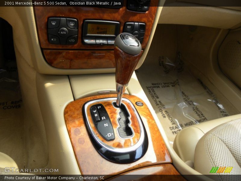 Obsidian Black Metallic / Java 2001 Mercedes-Benz S 500 Sedan