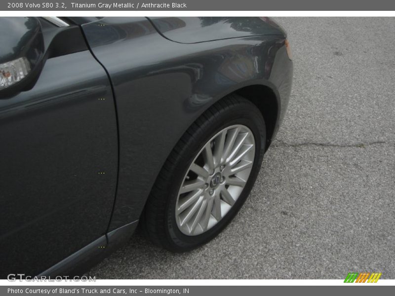Titanium Gray Metallic / Anthracite Black 2008 Volvo S80 3.2