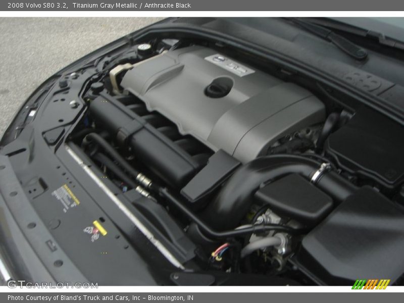 Titanium Gray Metallic / Anthracite Black 2008 Volvo S80 3.2