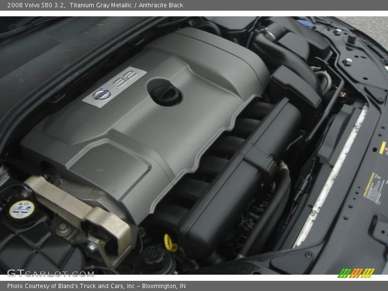 Titanium Gray Metallic / Anthracite Black 2008 Volvo S80 3.2