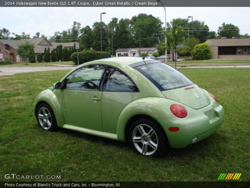 Cyber Green Metallic / Cream Beige 2004 Volkswagen New Beetle GLS 1.8T Coupe