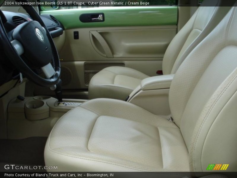 Cyber Green Metallic / Cream Beige 2004 Volkswagen New Beetle GLS 1.8T Coupe