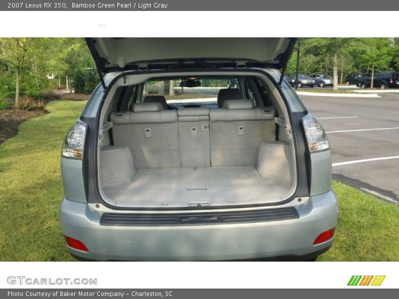 Bamboo Green Pearl / Light Gray 2007 Lexus RX 350