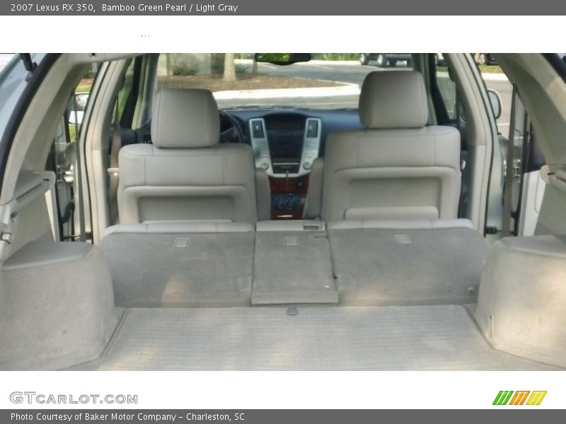 Bamboo Green Pearl / Light Gray 2007 Lexus RX 350