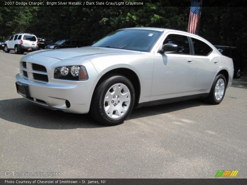 Bright Silver Metallic / Dark Slate Gray/Light Graystone 2007 Dodge Charger