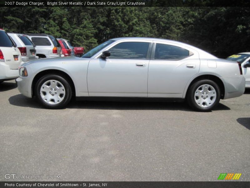 Bright Silver Metallic / Dark Slate Gray/Light Graystone 2007 Dodge Charger