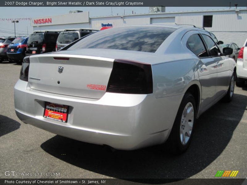 Bright Silver Metallic / Dark Slate Gray/Light Graystone 2007 Dodge Charger