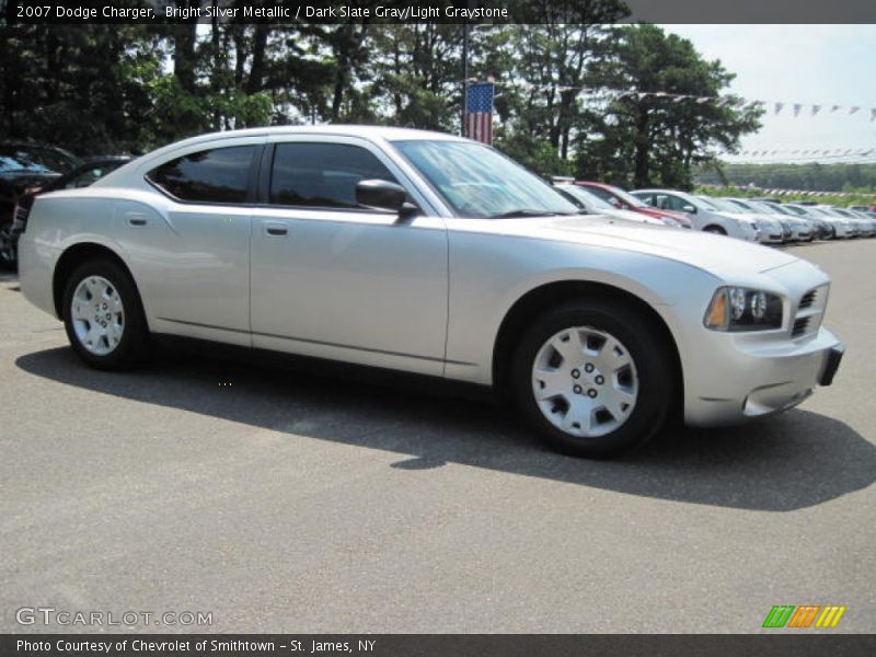 Bright Silver Metallic / Dark Slate Gray/Light Graystone 2007 Dodge Charger