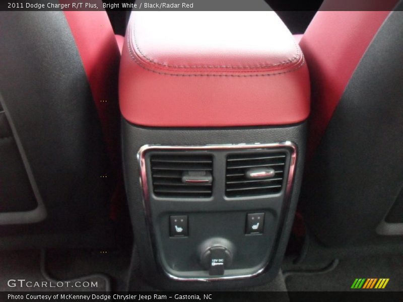 Bright White / Black/Radar Red 2011 Dodge Charger R/T Plus