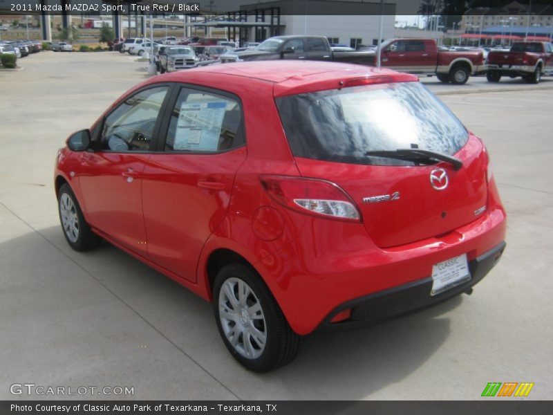True Red / Black 2011 Mazda MAZDA2 Sport