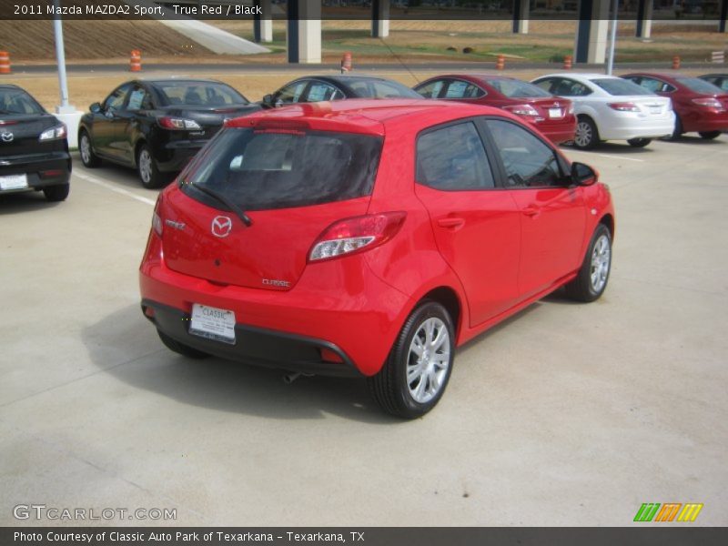 True Red / Black 2011 Mazda MAZDA2 Sport