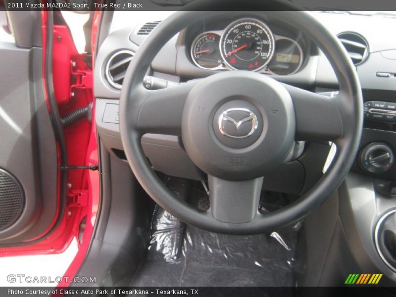 True Red / Black 2011 Mazda MAZDA2 Sport