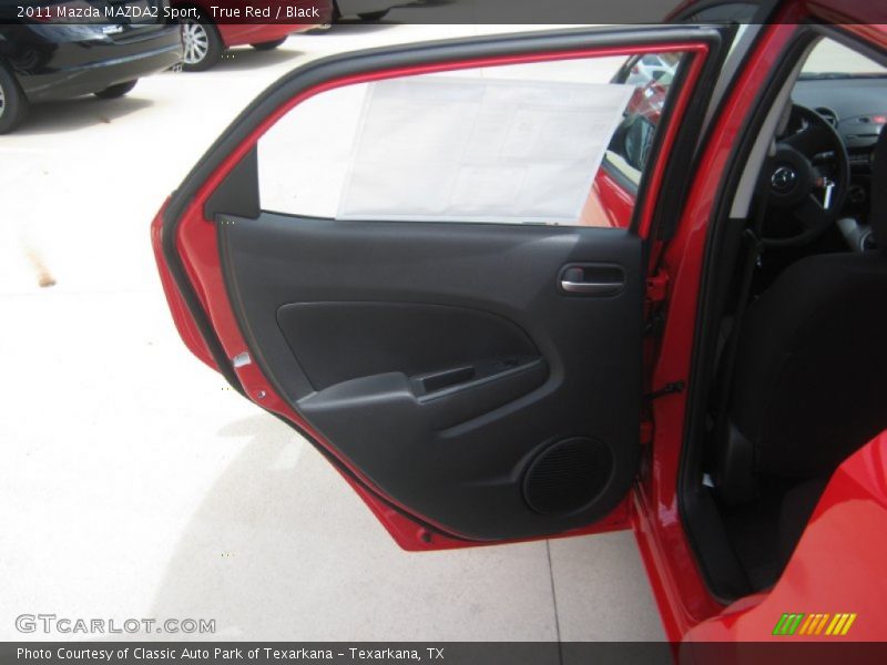 True Red / Black 2011 Mazda MAZDA2 Sport