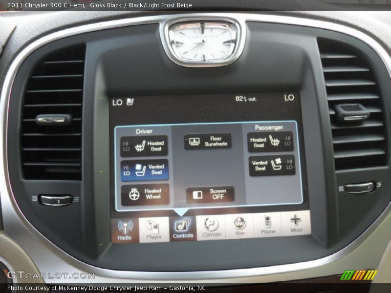 Gloss Black / Black/Light Frost Beige 2011 Chrysler 300 C Hemi