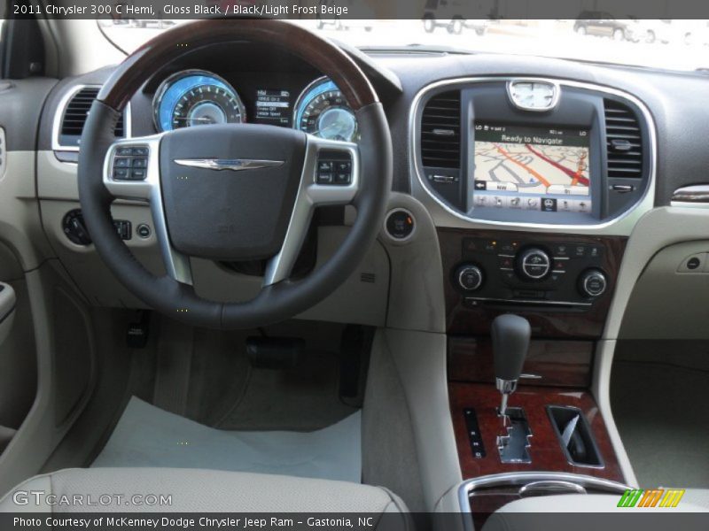 Gloss Black / Black/Light Frost Beige 2011 Chrysler 300 C Hemi