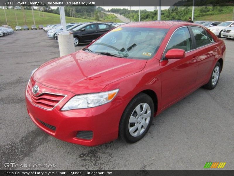 Barcelona Red Metallic / Ash 2011 Toyota Camry LE