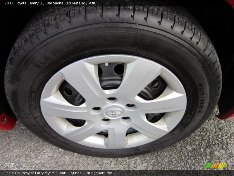 Barcelona Red Metallic / Ash 2011 Toyota Camry LE