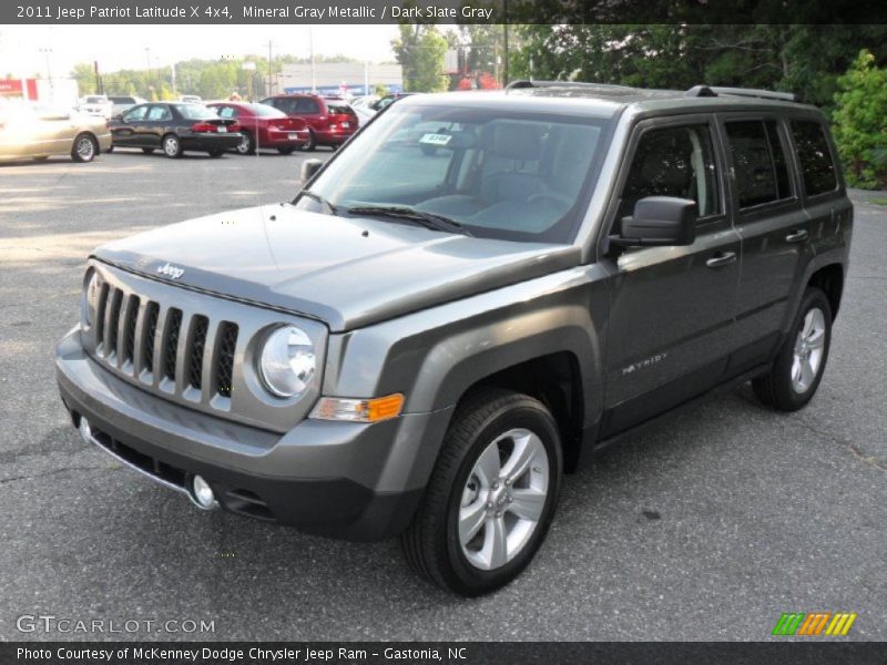 Mineral Gray Metallic / Dark Slate Gray 2011 Jeep Patriot Latitude X 4x4