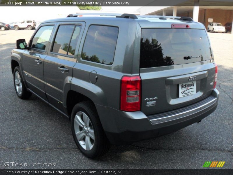 Mineral Gray Metallic / Dark Slate Gray 2011 Jeep Patriot Latitude X 4x4