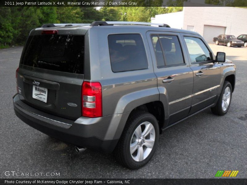 Mineral Gray Metallic / Dark Slate Gray 2011 Jeep Patriot Latitude X 4x4