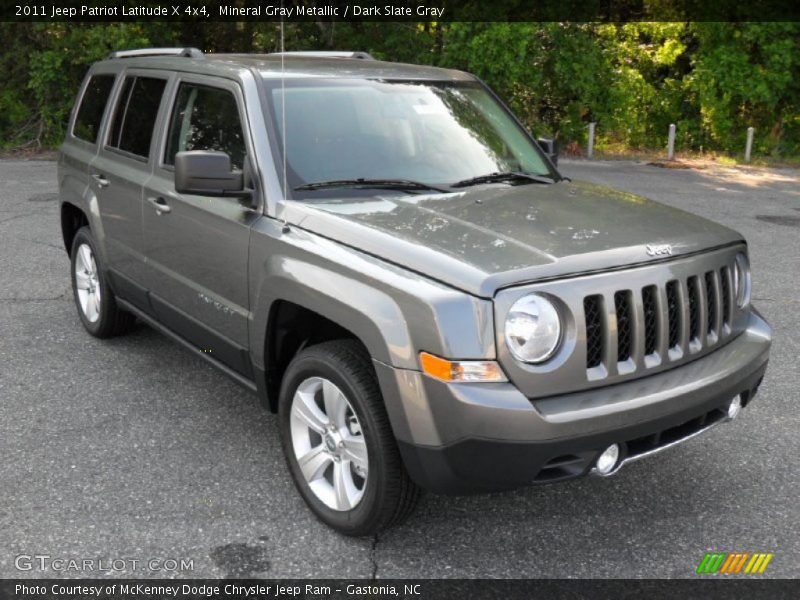 Mineral Gray Metallic / Dark Slate Gray 2011 Jeep Patriot Latitude X 4x4