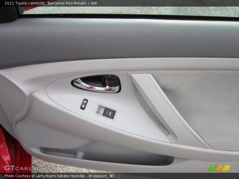 Barcelona Red Metallic / Ash 2011 Toyota Camry LE