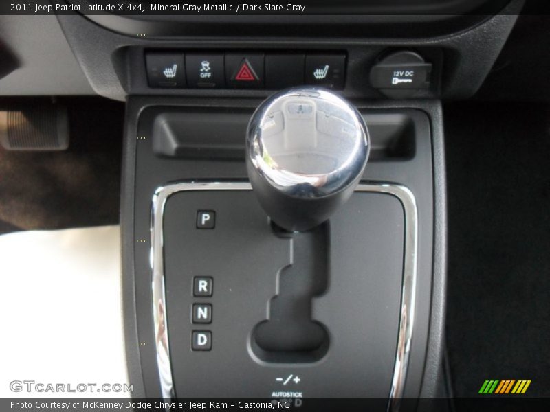 Mineral Gray Metallic / Dark Slate Gray 2011 Jeep Patriot Latitude X 4x4